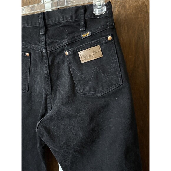 Wrangler Men's Cowboy Cut® Original Fit Shadow Black Jeans 13MWZWK 34x32 - Picture 2 of 5